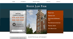 Desktop Screenshot of hoguelawfirm.com